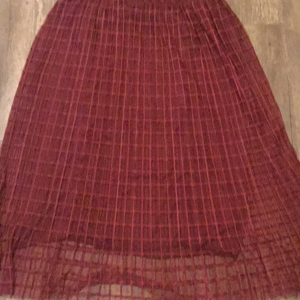 Long lace skirt